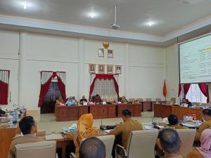 Anggota Dewan Barito Selatan Bersama Pemkab Barito Selatan Bahas Struktur APBD 202